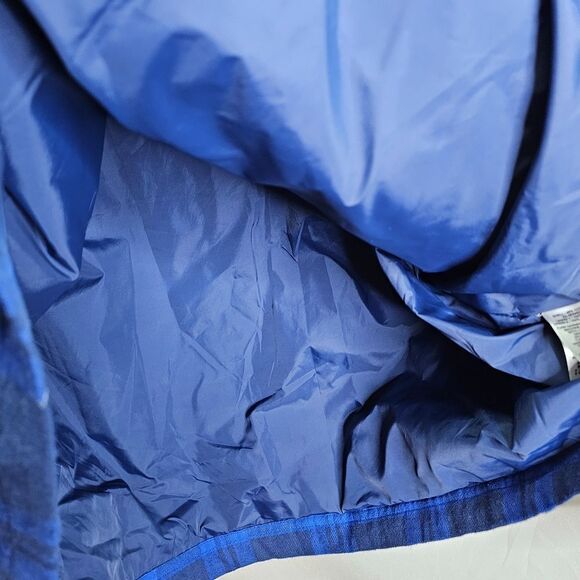 Vineyard Vines Blue Plaid Lined Flannel Jacket Size Large - Picture 7 of 8